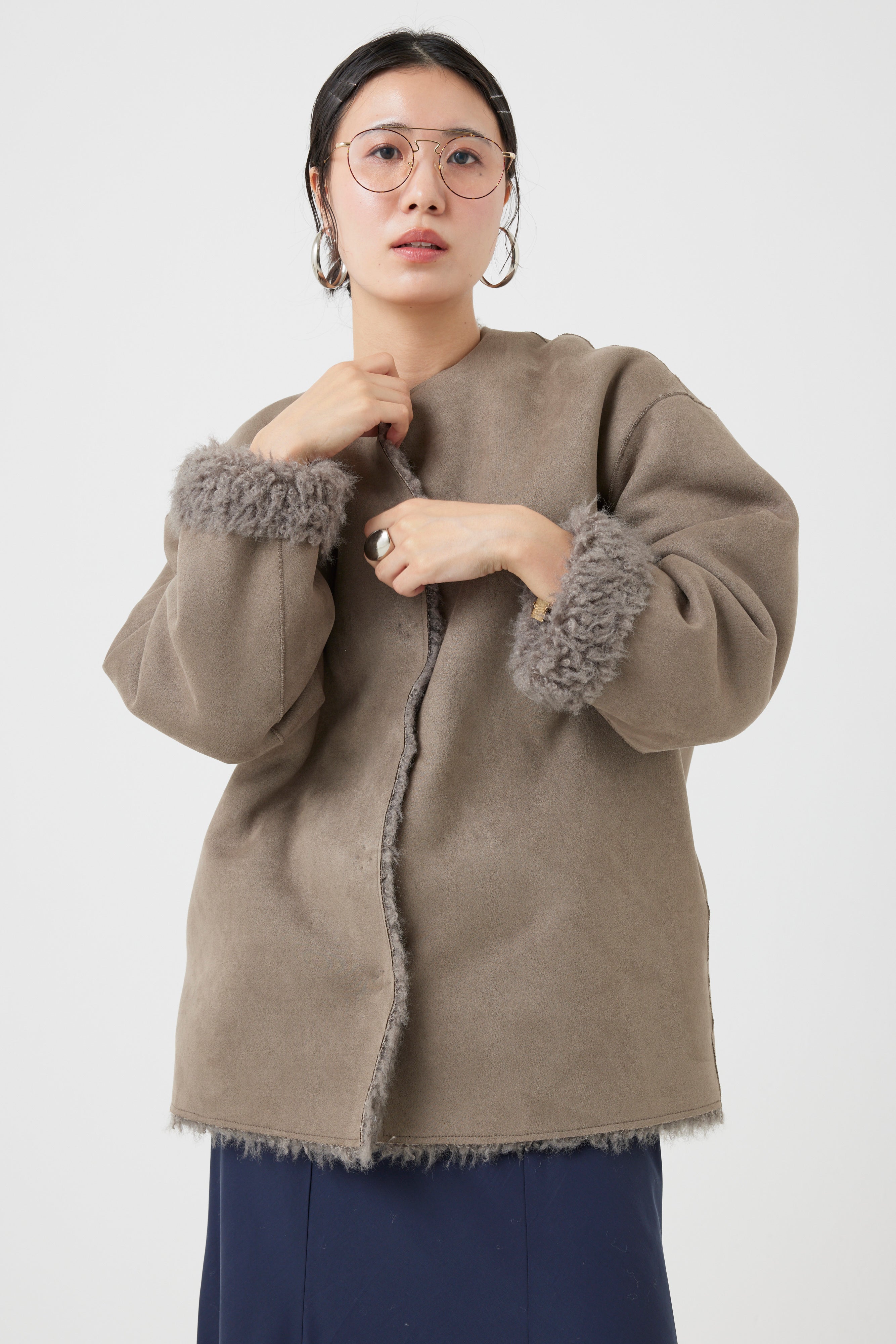 エコファーリバーシブルコート(6262-471)