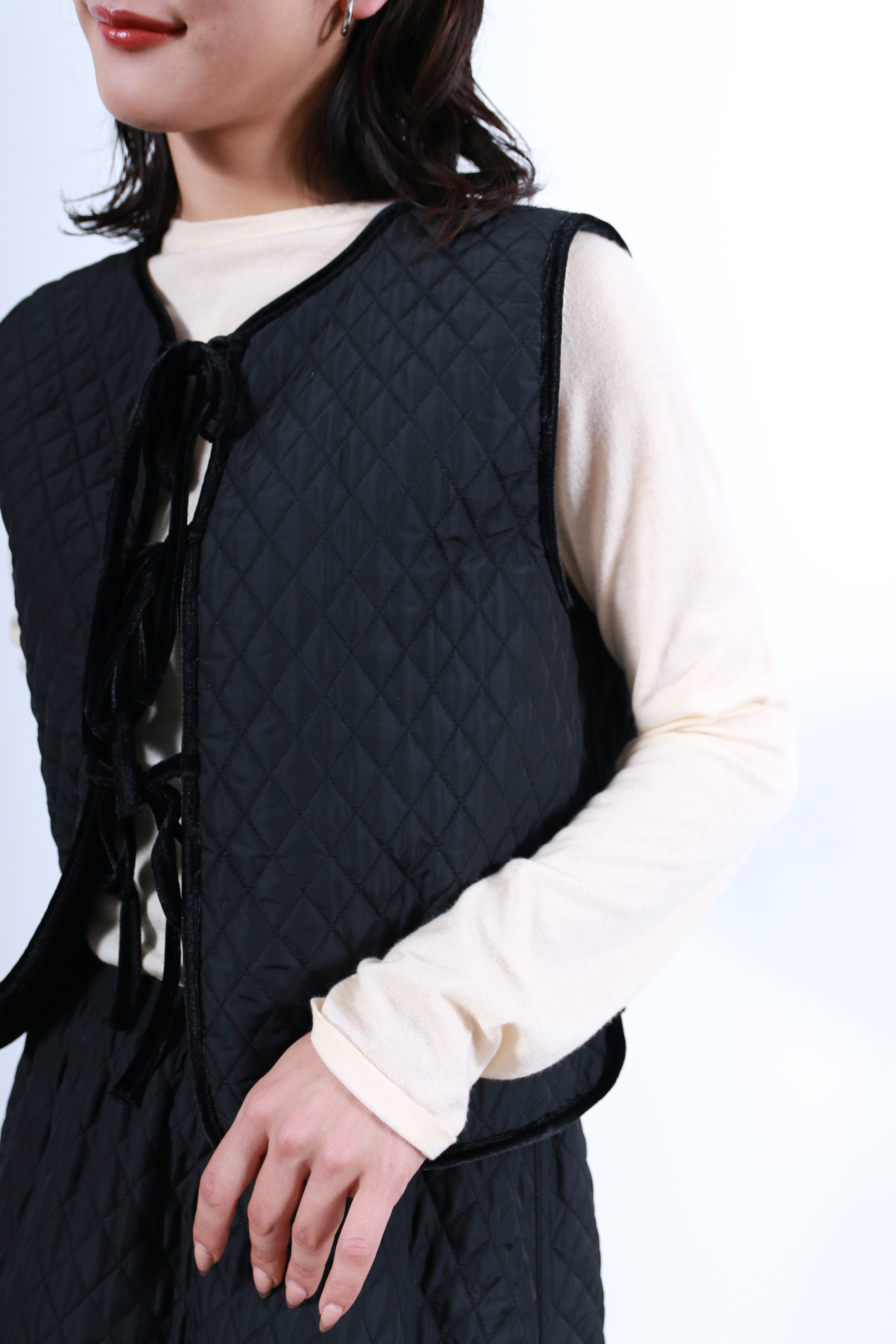 ウール混ベーシックニットトップス(6263-523)