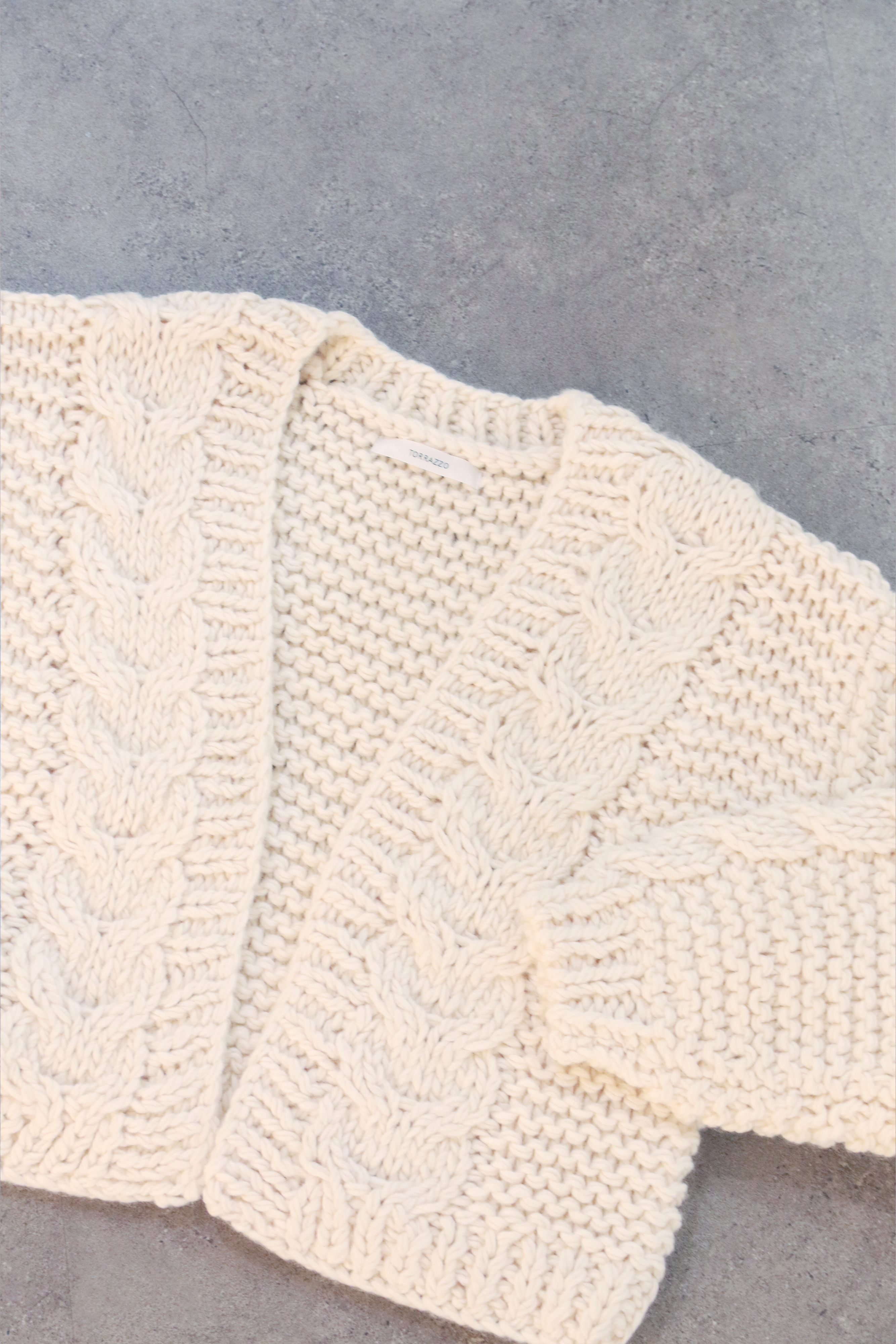 ケーブルニットカーディガン(6262-473)