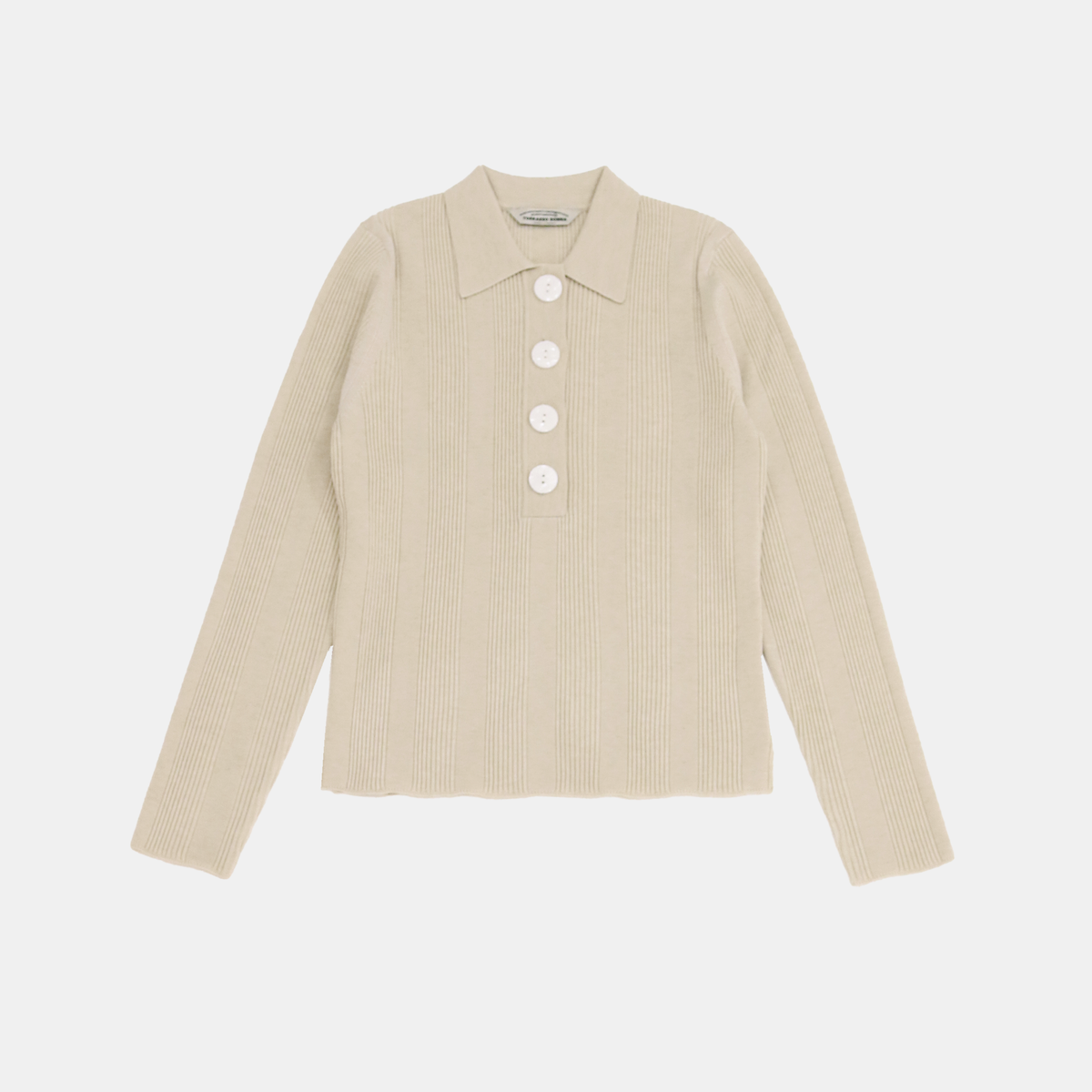 【新品】TORRAZZO DONNA ダークグレー　リブ編み ポロ トップス 楽天市場】TORRAZZO DONNA トラッゾドンナ ニット ポロシャツ 6262-462