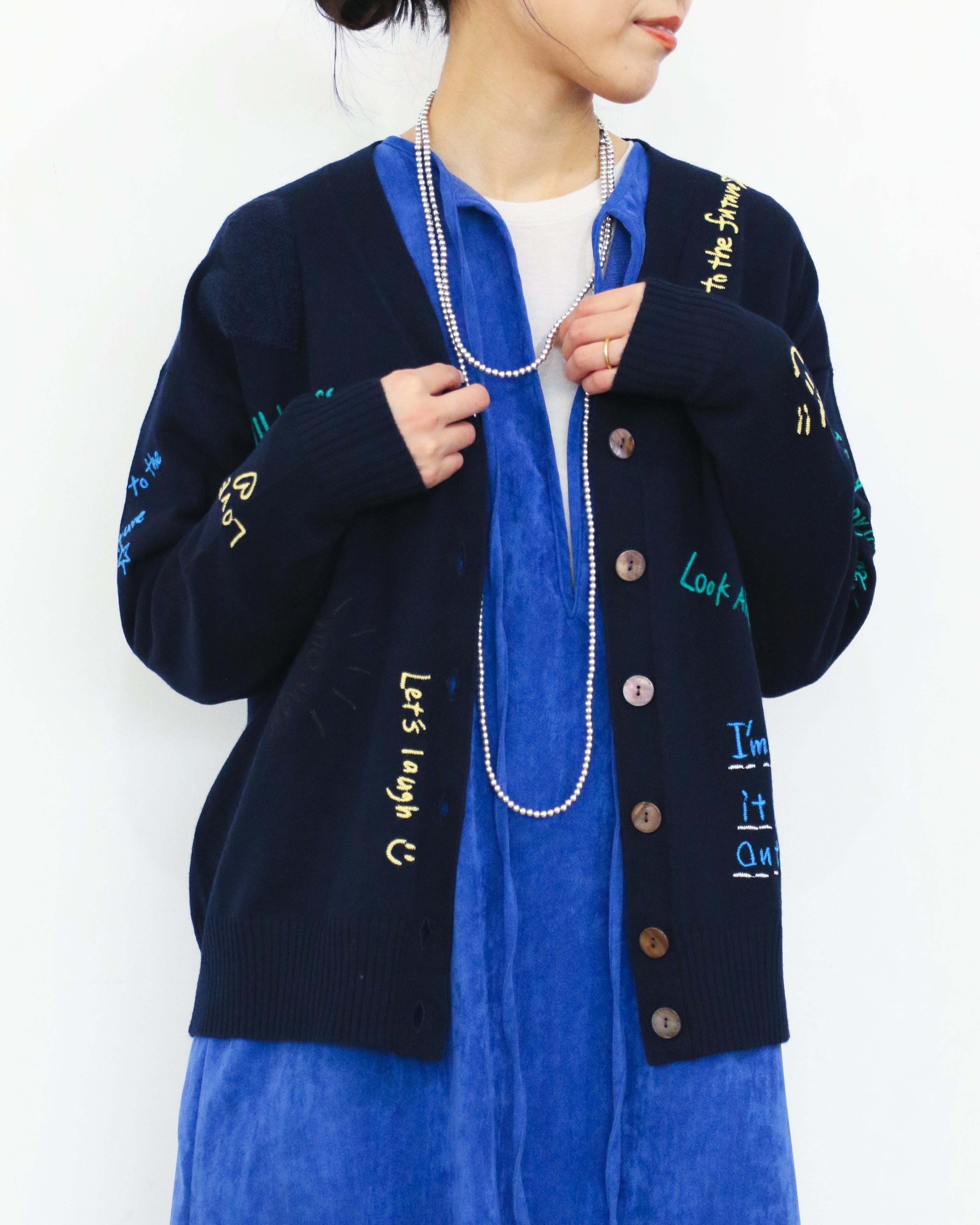 ハッピーエンブロイダリーカーディガン(6262-460)