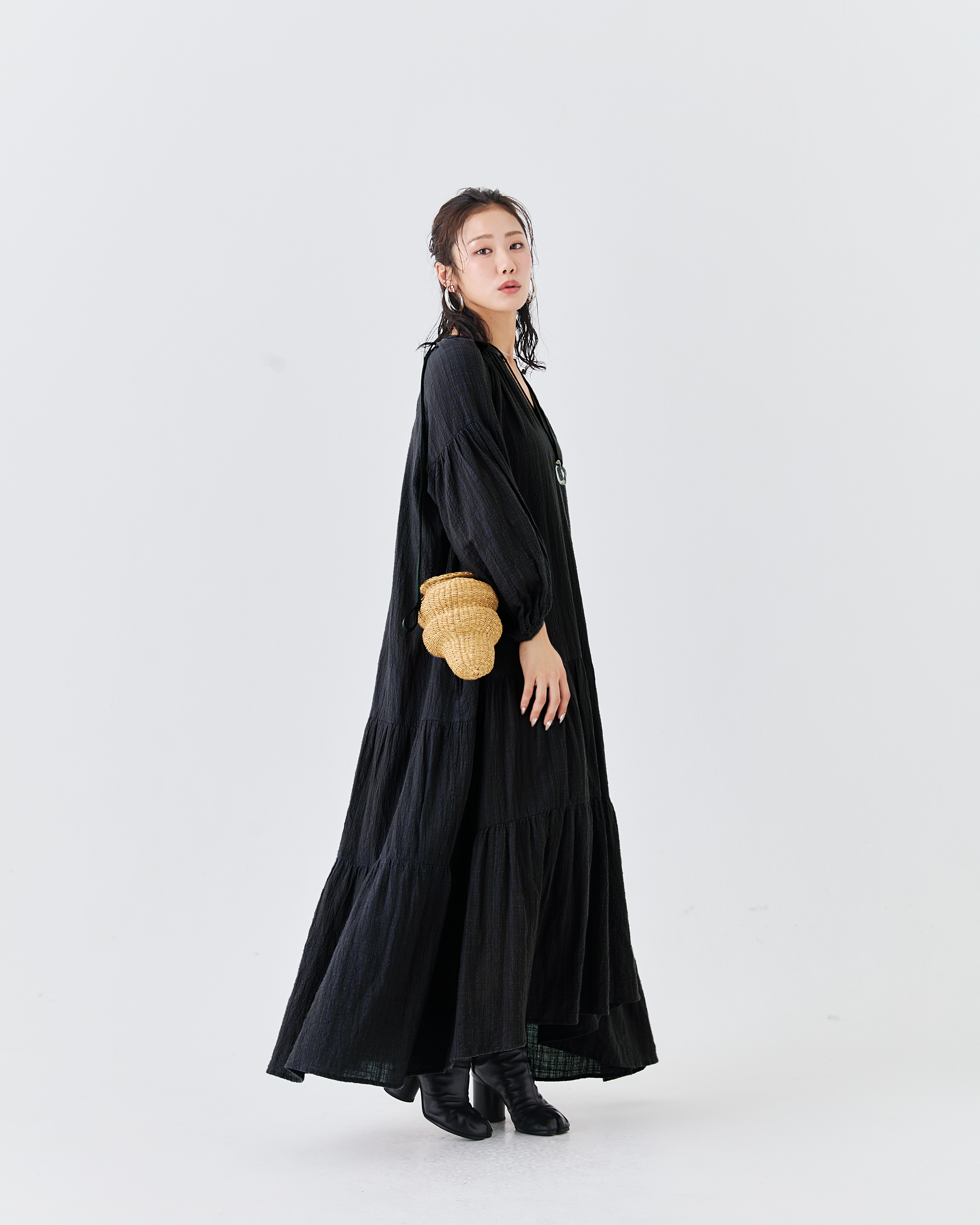 【先行予約】インドティアードドレス(6265-301)