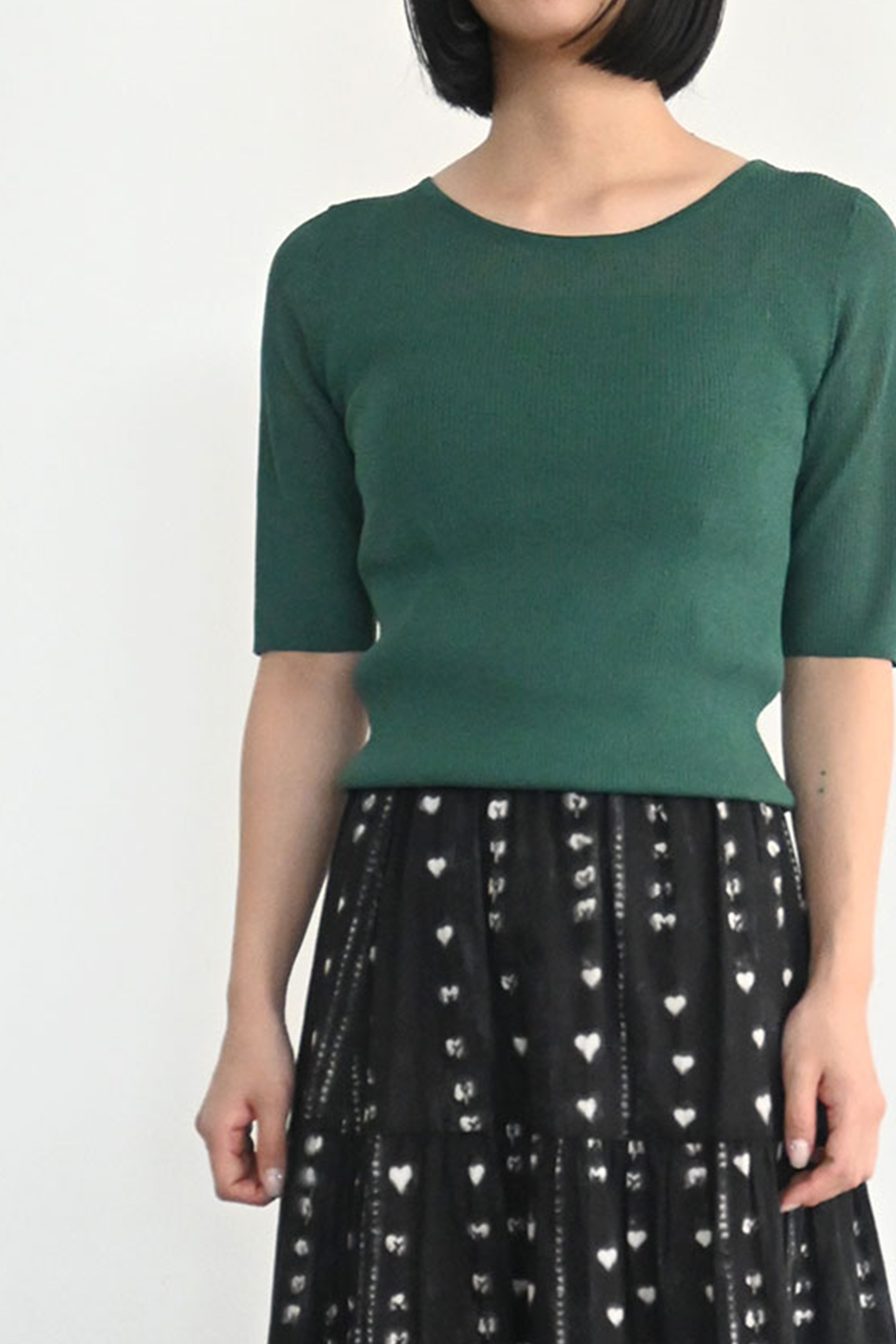 ニットベーシックトップス（6251-335）