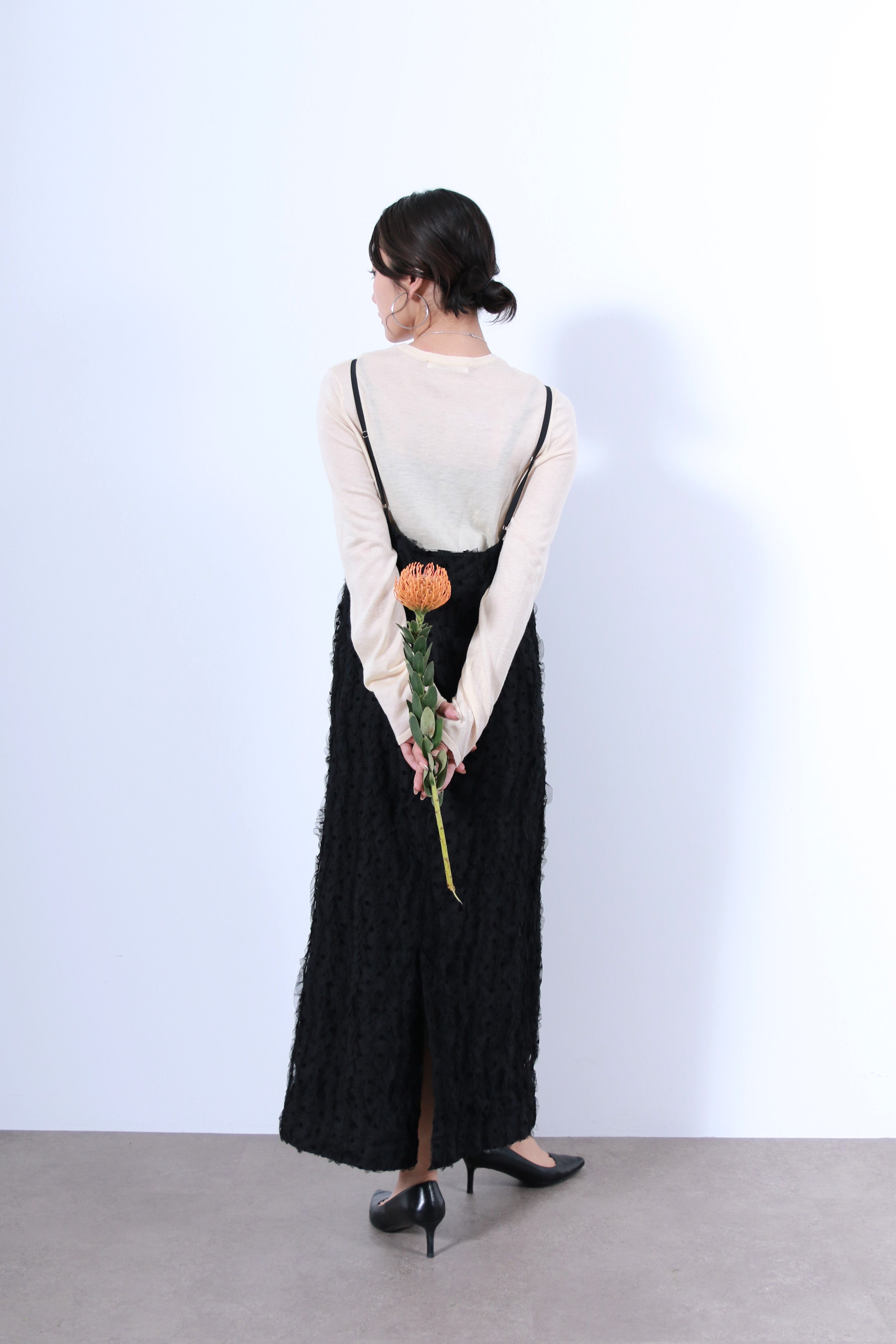 ウール混ベーシックニットトップス(6263-523)