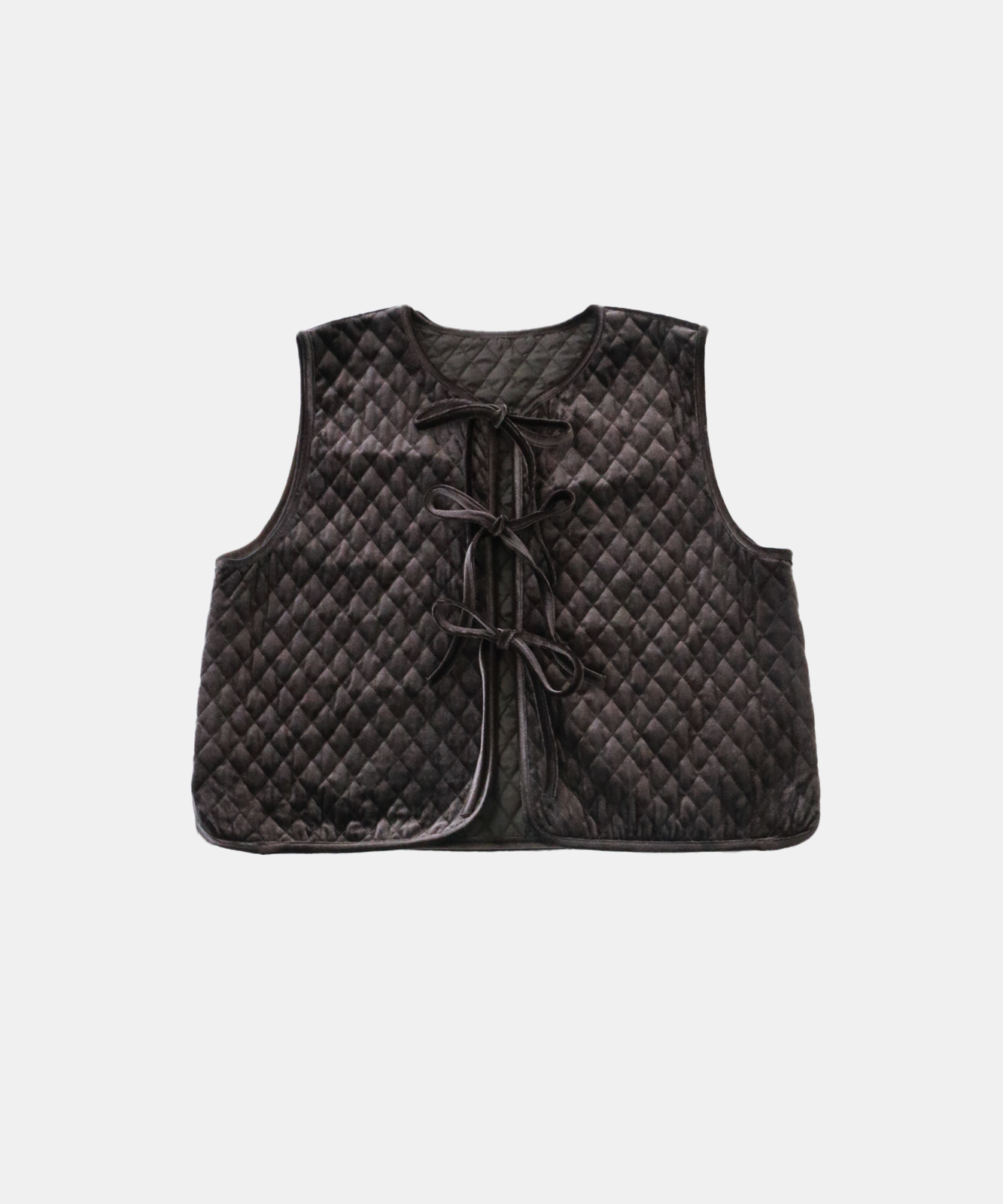2WAYキルティングベロアベスト(6263-502)