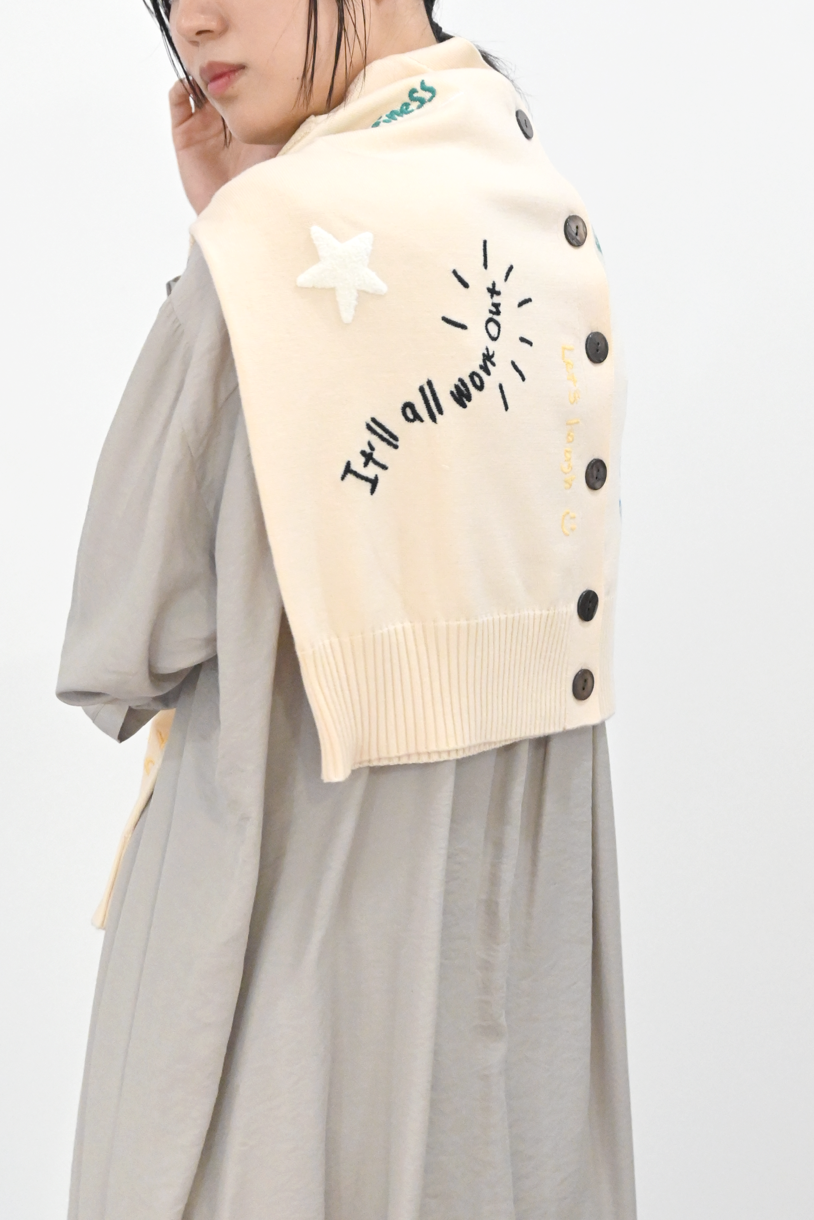 ハッピーエンブロイダリーカーディガン(6262-460)