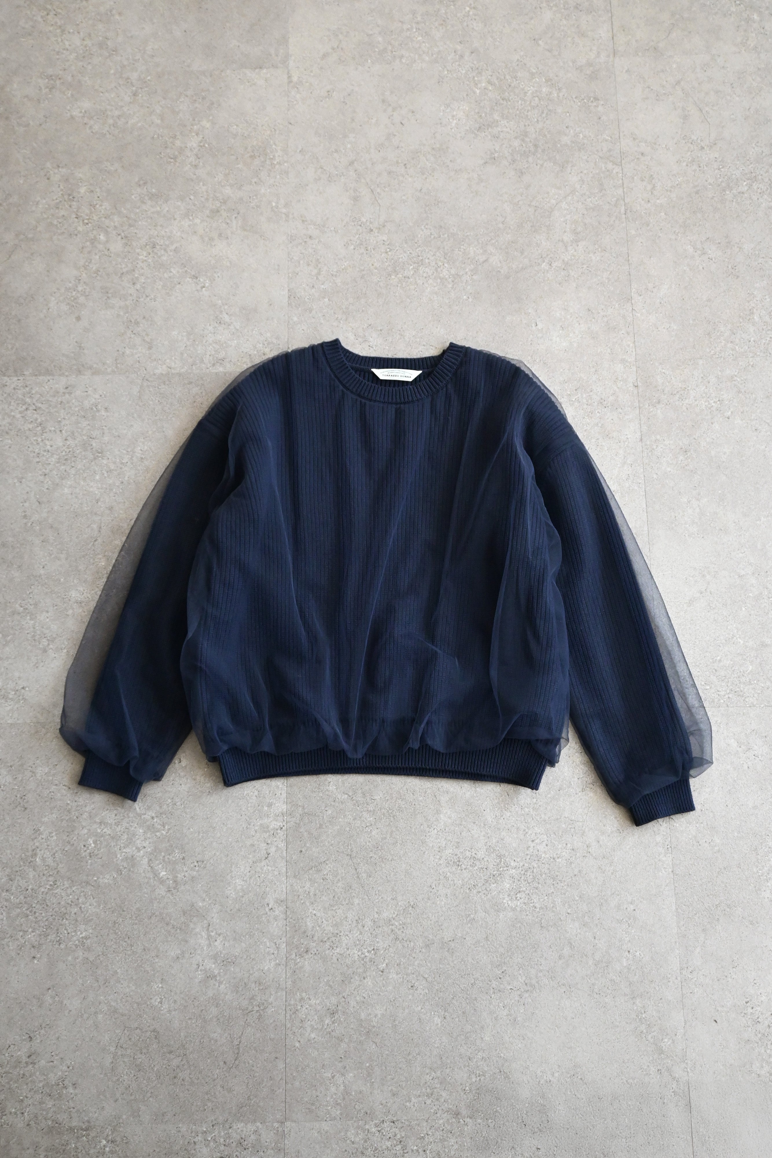 シアーチュール×ニットトップス(6263-518)