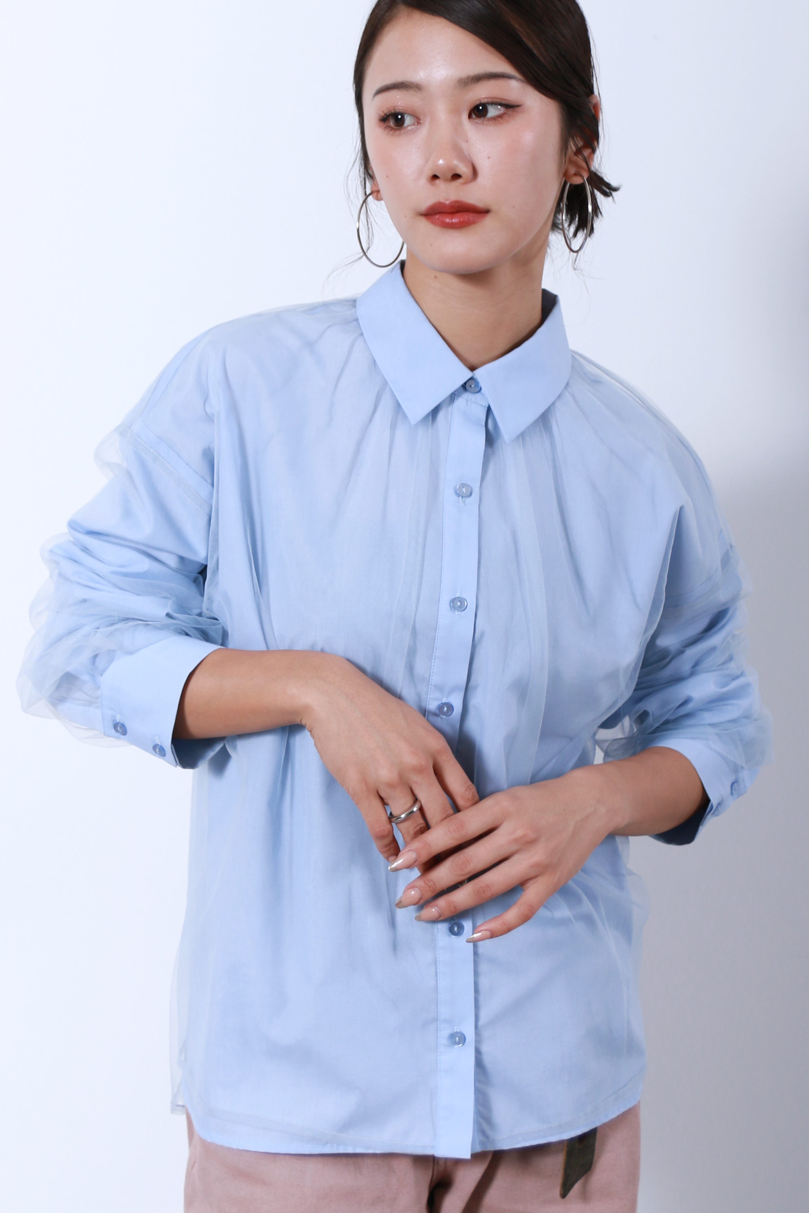 シアーチュールシャツ(6263-500)