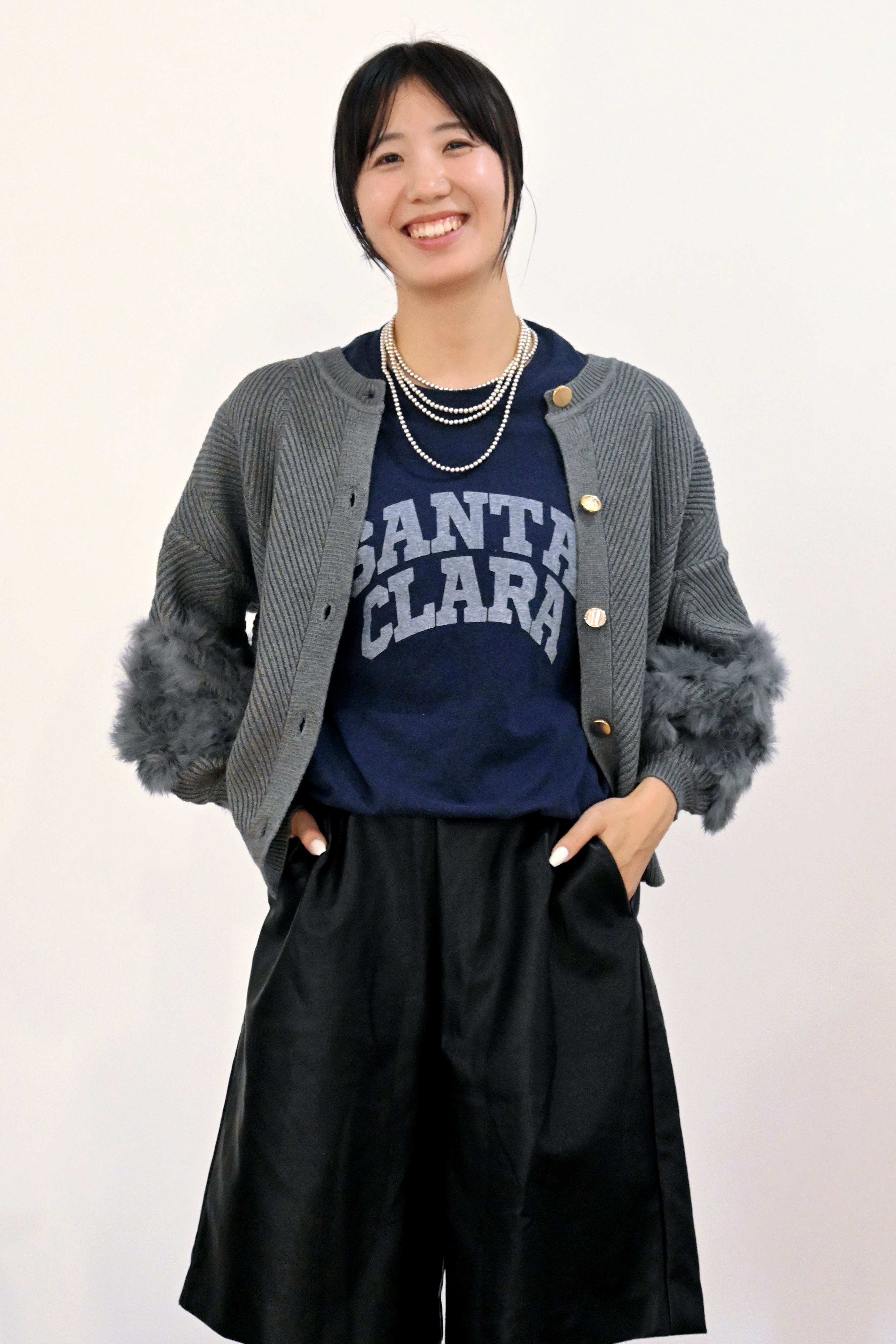 ラビットファー２WAYニットカーディガン(6262-467)