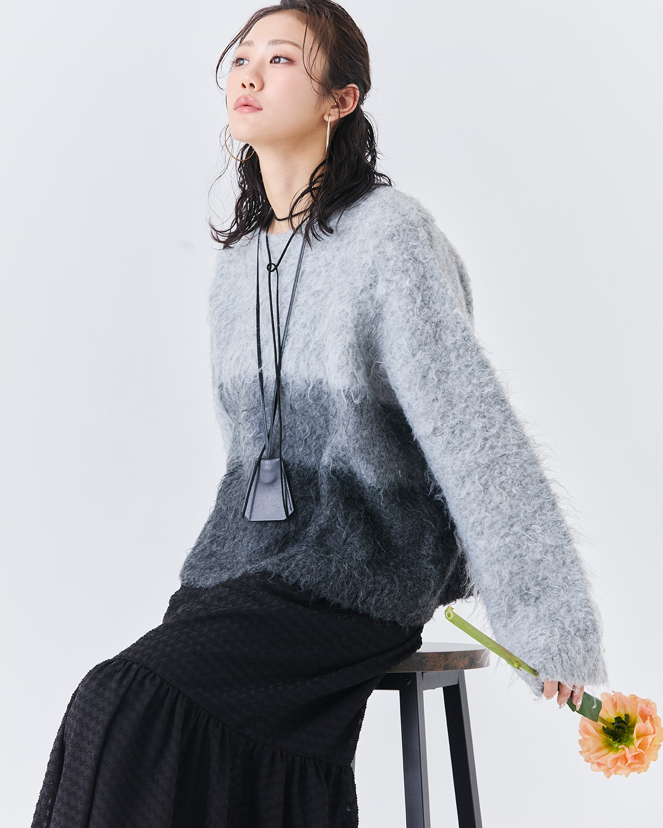 グラデーションニットトップス(6263-519)