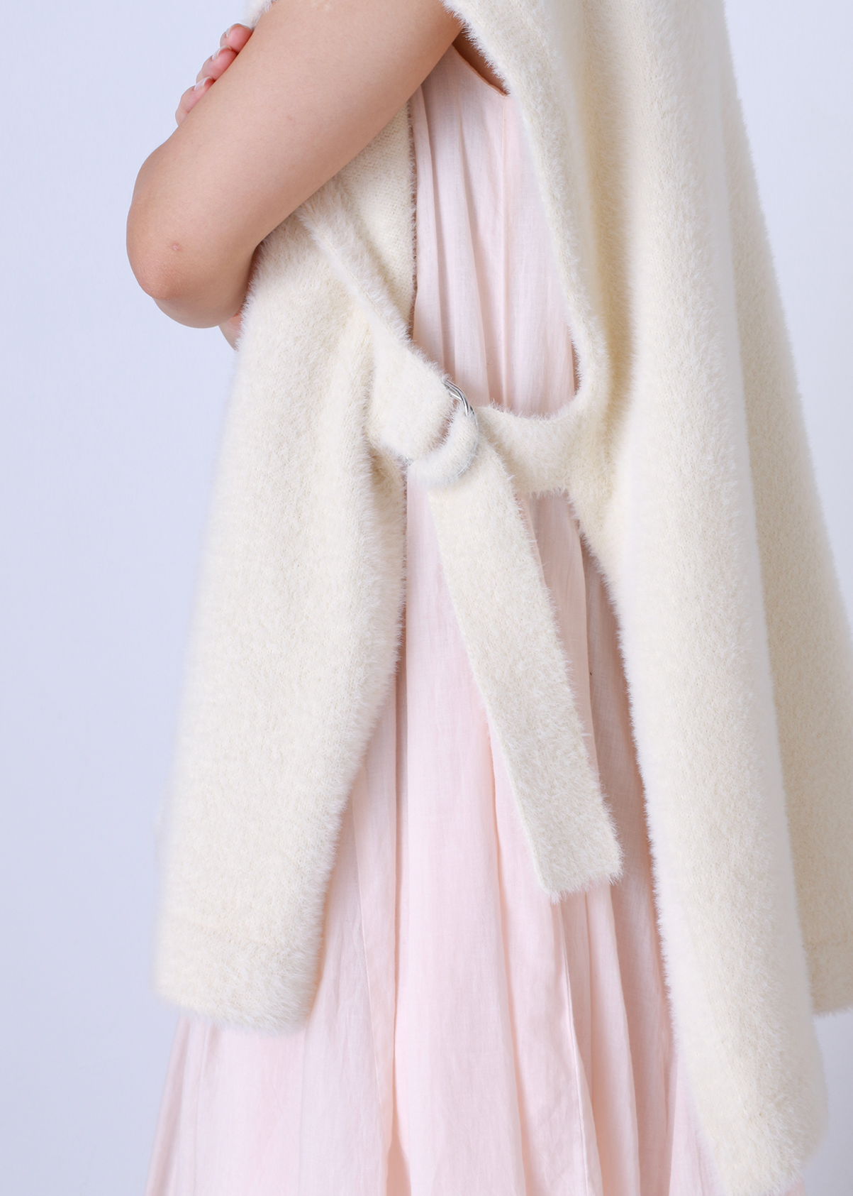 ニットベロアポンチョ（6255-381）