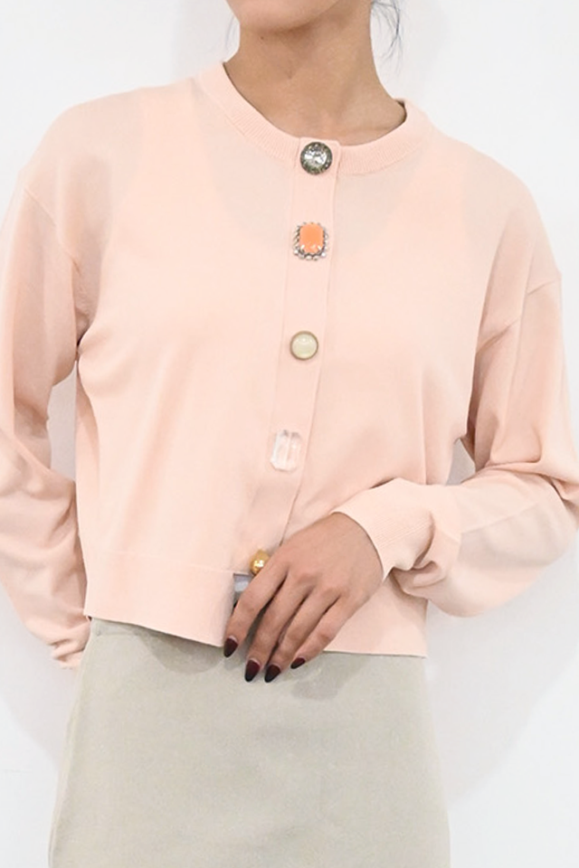 【予約終了】2026SSビジューカーディガン(6265-685)