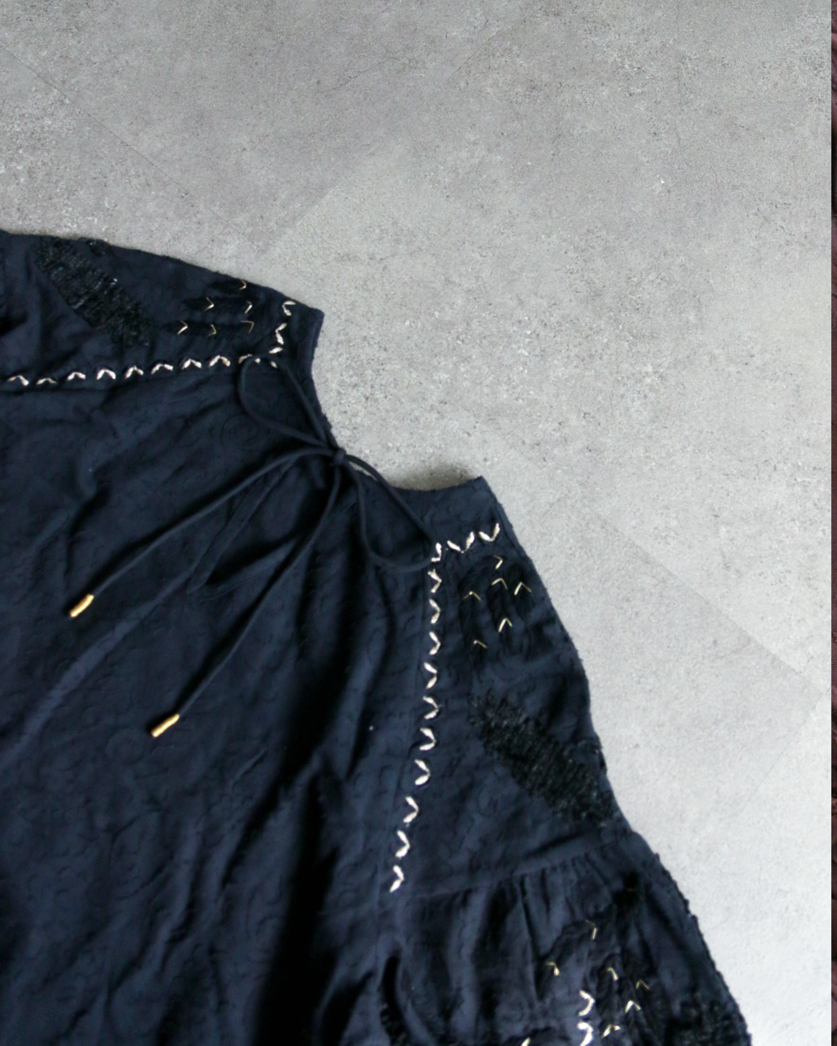 テクニカル刺繍ジャガードワンピース（6264-545）
