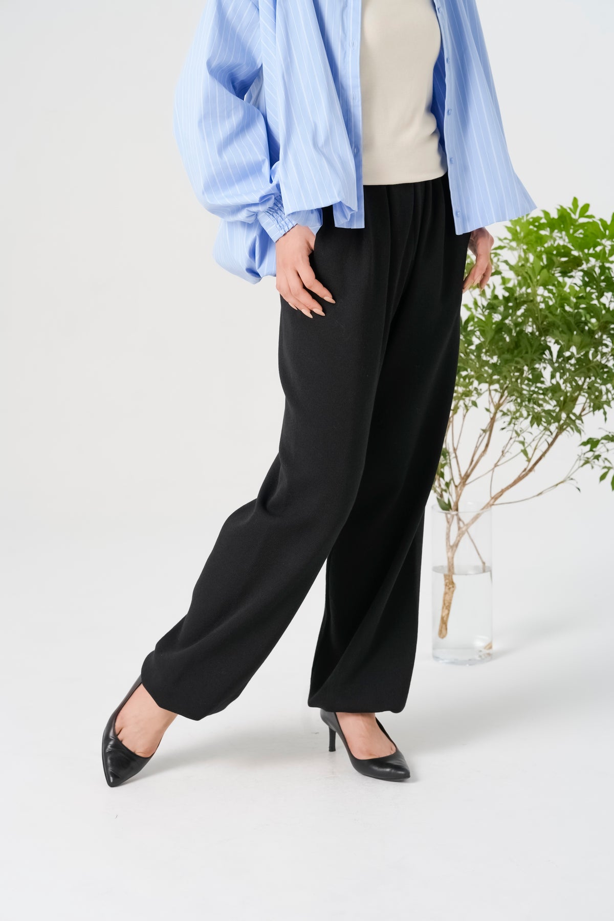 [BASIC]ニットパンツ(6269-554)